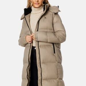 Calvin Klein Jeans CK MW Down Long Puffer A03 Perfect Taupe L