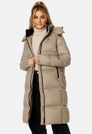 Calvin Klein Jeans CK MW Down Long Puffer A03 Perfect Taupe L