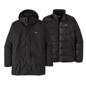 Patagonia Mens Tres 3-in-1 Parka, Black